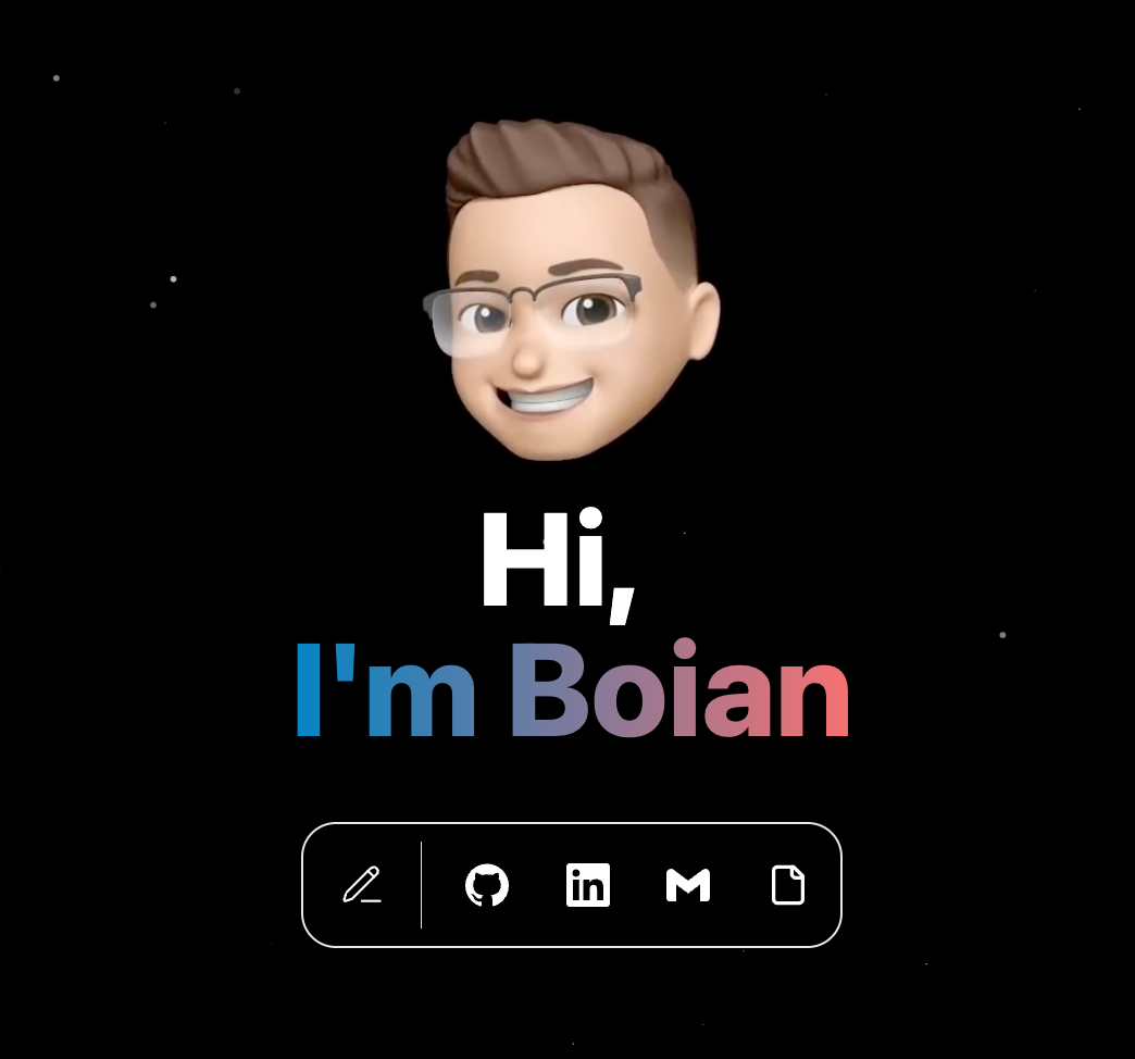 My new homepage, boian.dev